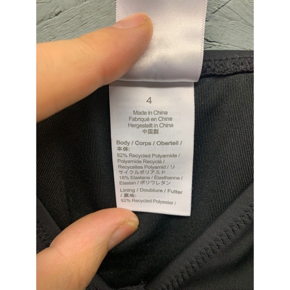 J.Crew One Piece Swimsuit Women’s 4 Black Orange Sweetheart Ruched NWT Lot 2 - Picture 4 of 8